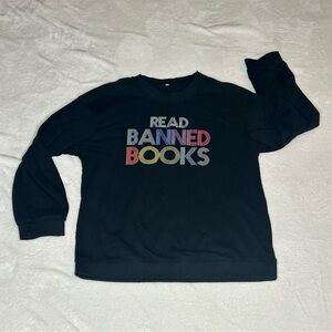 “Read Banned Books” crewneck sweatshirt